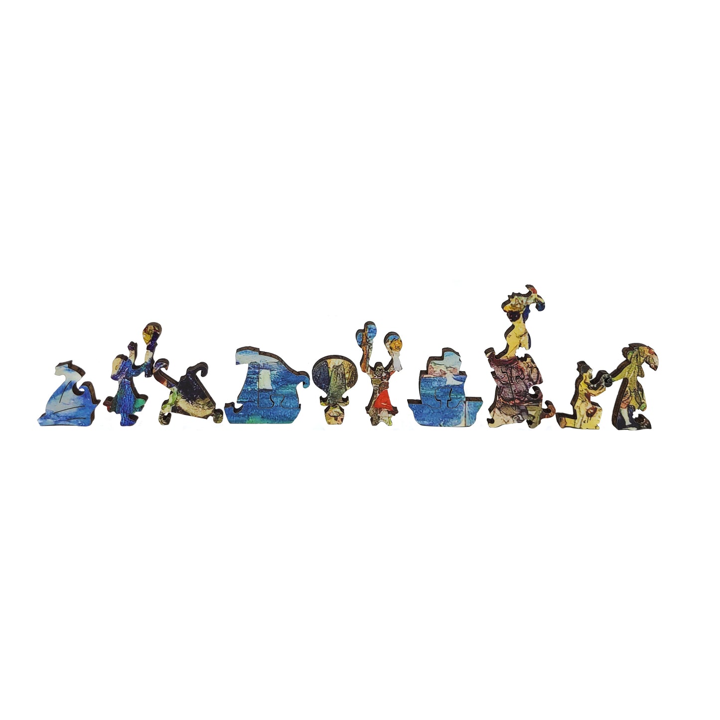Large Format Wooden Jigsaw Puzzle with Uniquely Shaped Pieces for Seniors and Adults - 210 Pieces - The Balloon