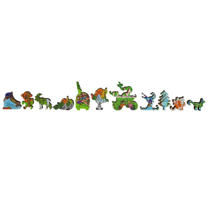 Wooden Jigsaw Puzzle for Adults - Uniquely Shaped Pieces - 444 Pieces - The Beauty of Canada