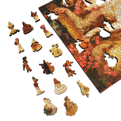 Large Format Wooden Jigsaw Puzzle with Uniquely Shaped Pieces for Seniors and Adults - 300 Pieces - A Sea Spell