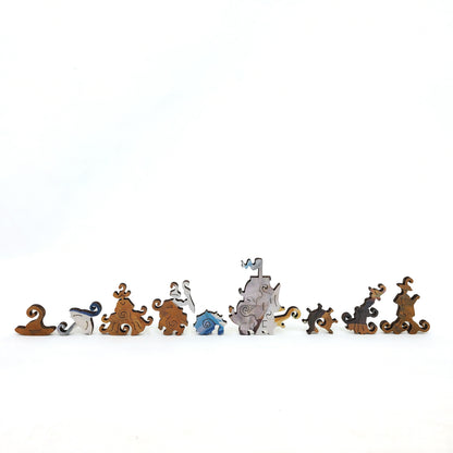 Large Format Wooden Jigsaw Puzzle with Uniquely Shaped Pieces for Seniors and Adults - 190 Pieces - Strolling along the Seashore