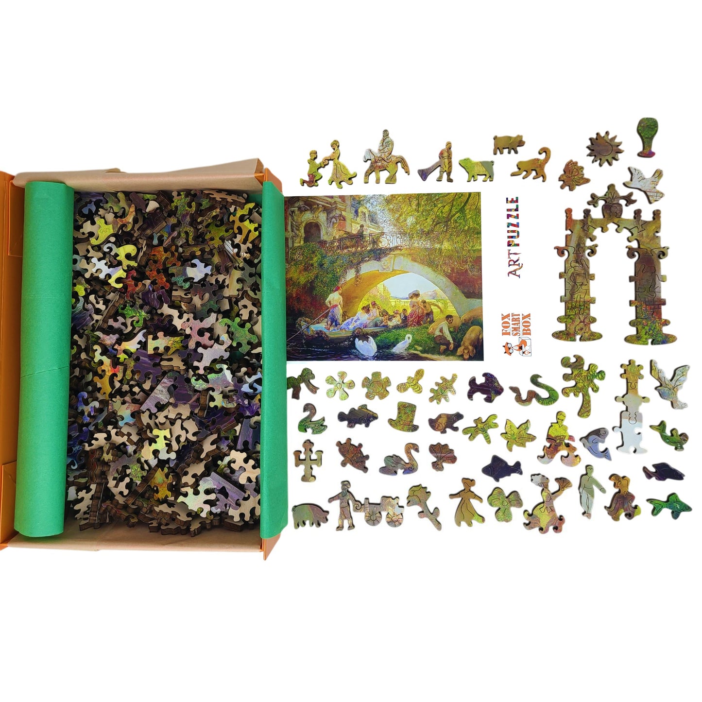 Wooden Jigsaw Puzzle for Adults - Uniquely Shaped Pieces - 370 Pieces - The Prodigal Son