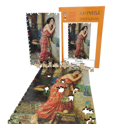 Large Format Wooden Jigsaw Puzzle with Uniquely Shaped Pieces for Seniors and Adults - 220 Pieces - Thisbe