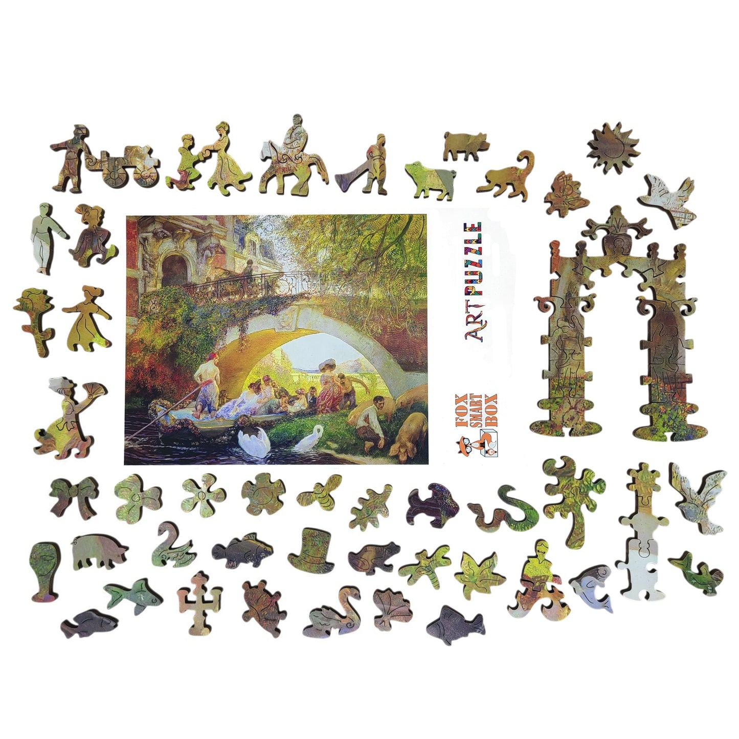 Wooden Jigsaw Puzzle for Adults - Uniquely Shaped Pieces - 370 Pieces - The Prodigal Son