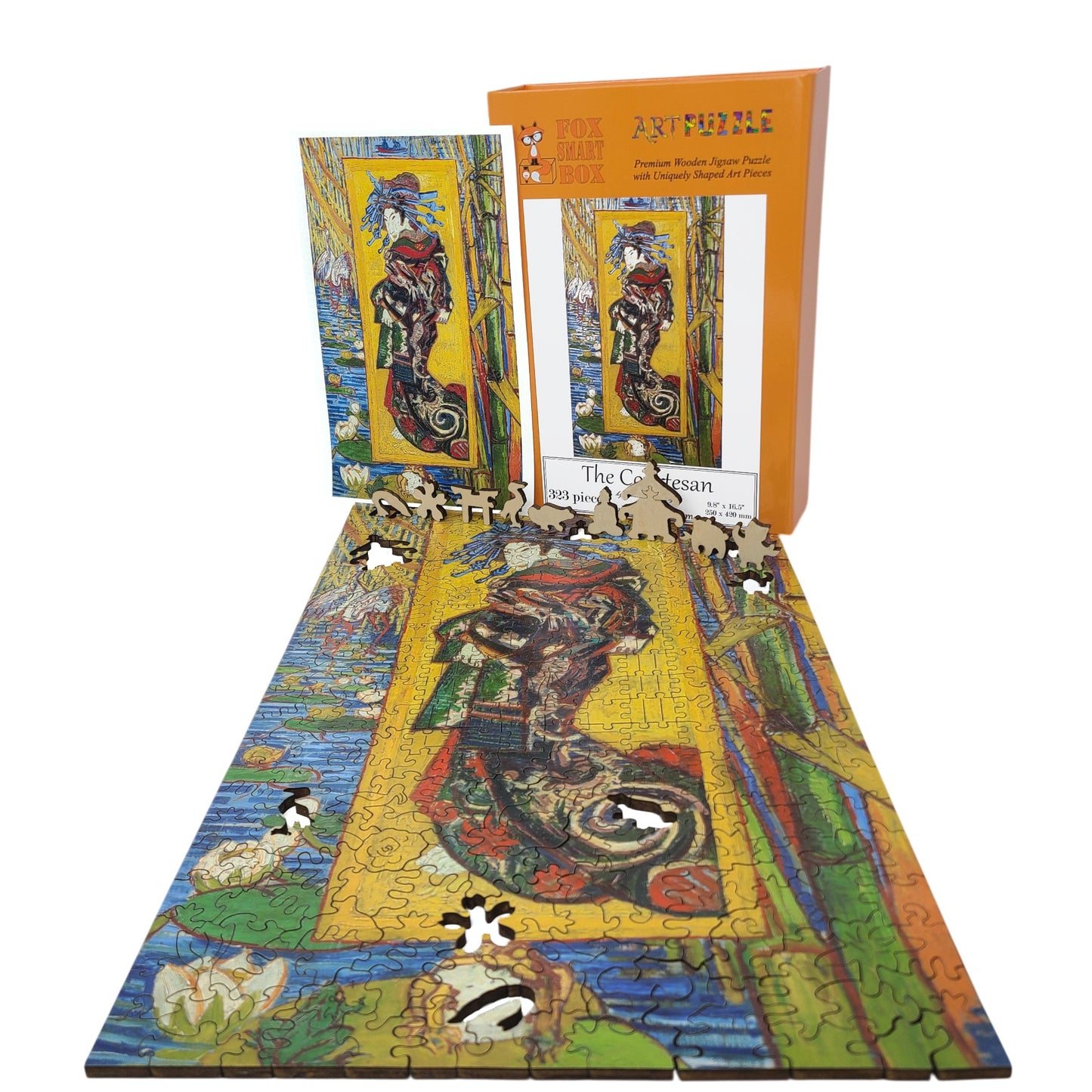 Wooden Jigsaw Puzzle for Adults - Uniquely Shaped Pieces - 323 Pieces - The Courtesan