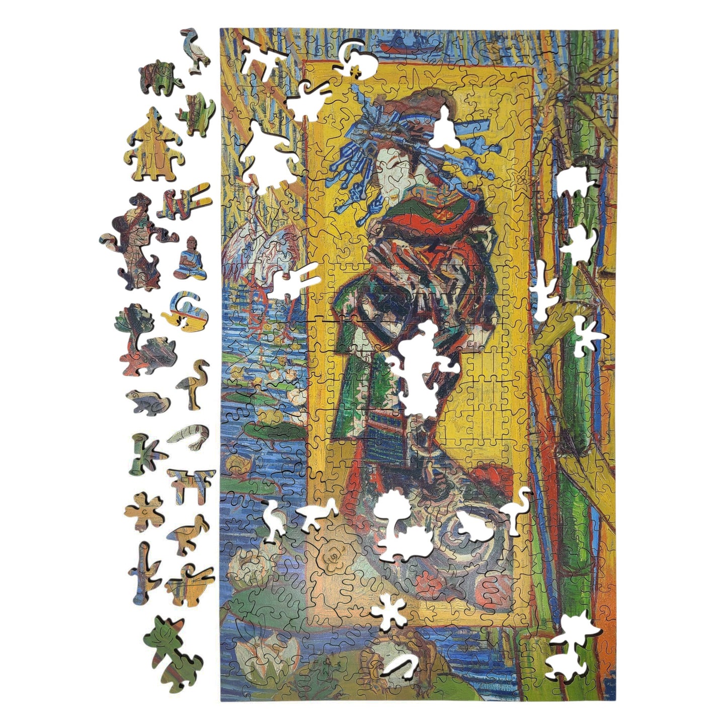 Wooden Jigsaw Puzzle for Adults - Uniquely Shaped Pieces - 323 Pieces - The Courtesan