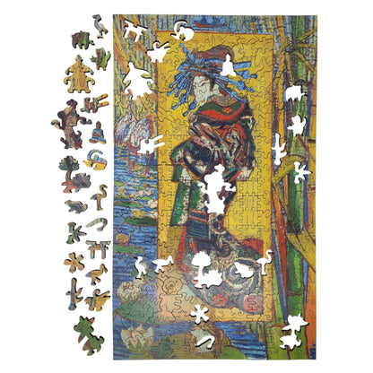 Wooden Jigsaw Puzzle for Adults - Uniquely Shaped Pieces - 323 Pieces - The Courtesan