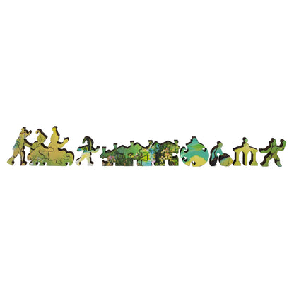 Large Format Wooden Jigsaw Puzzle with Uniquely Shaped Pieces for Seniors and Adults - 212 Pieces - American Winter Life