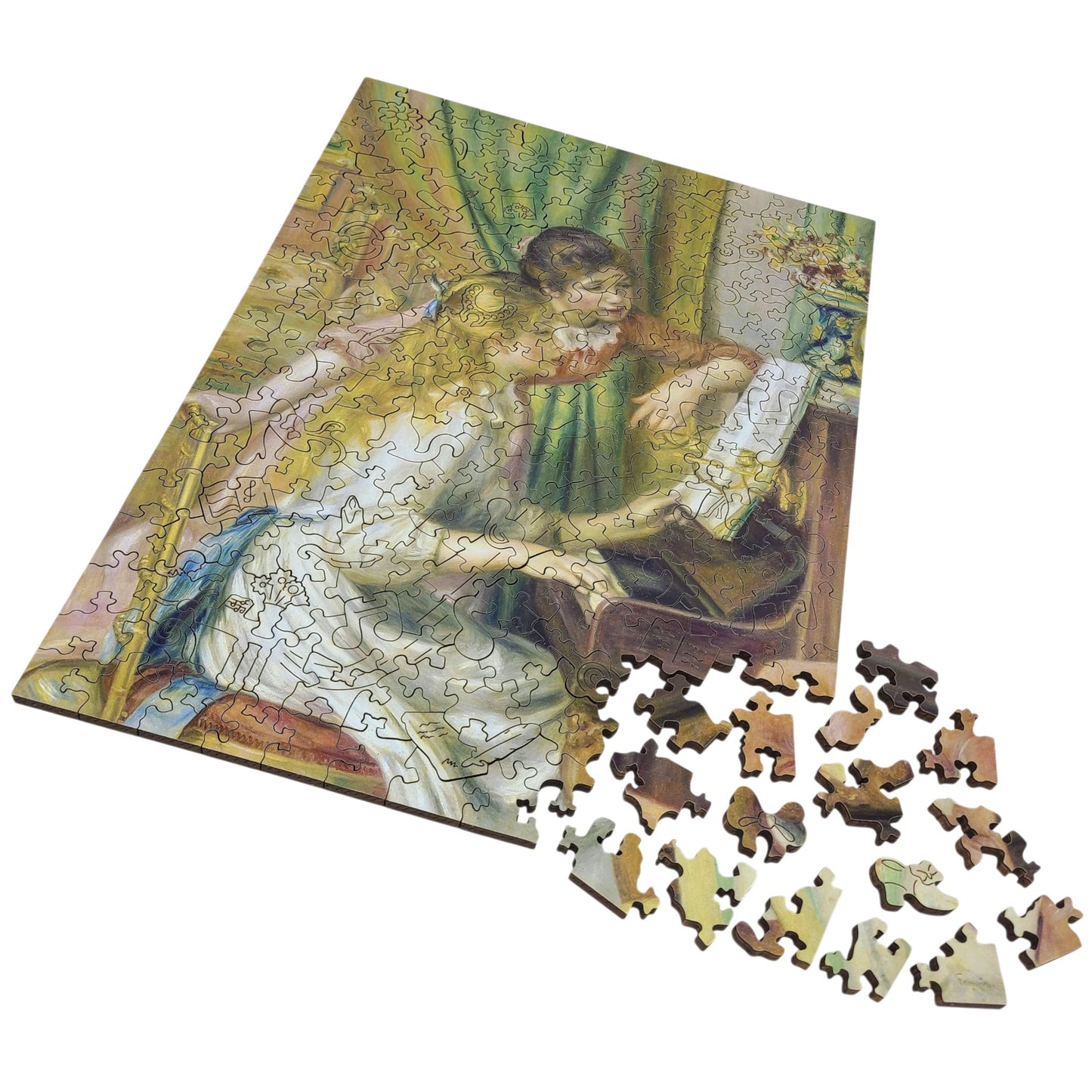 Large Format Wooden Jigsaw Puzzle with Uniquely Shaped Pieces for Seniors and Adults - 260 Pieces - Young Girls at the Piano
