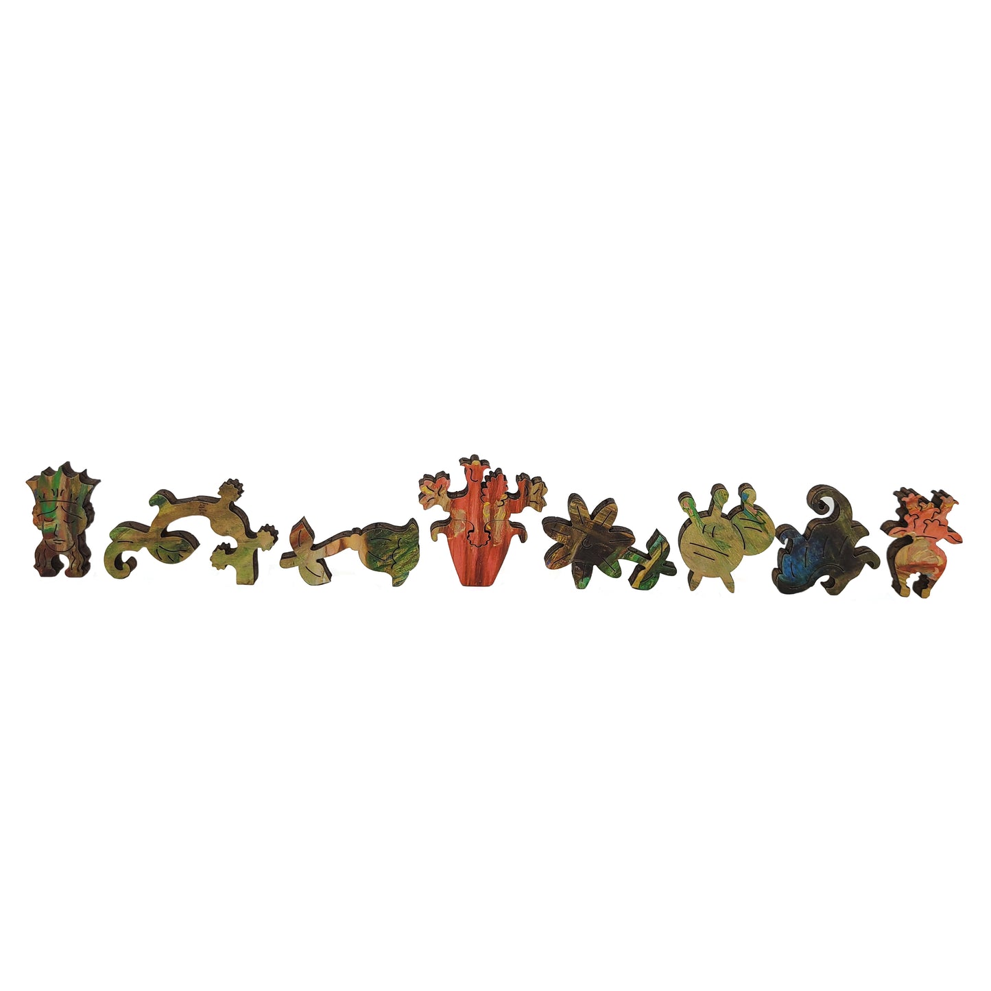 Large Format Wooden Jigsaw Puzzle with Uniquely Shaped Pieces for Seniors and Adults - 220 Pieces - Thisbe
