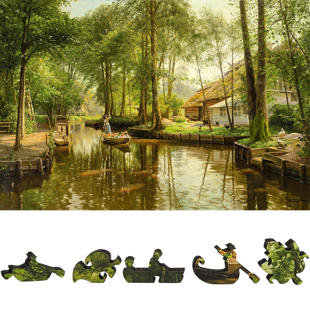 Puzzle En Bois Pour Adultes Ocean Life 444 Pièces FoxSmartBox - Challenge Relaxant Et Décoratif