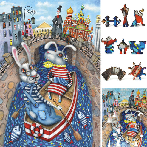 FoxSmartBox Puzzles Lovers On The River